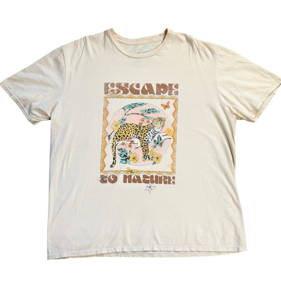 Pac Sun PS / LA Escape To Nature Oversized T-Shirt, OSFM - Picture 2 of 7